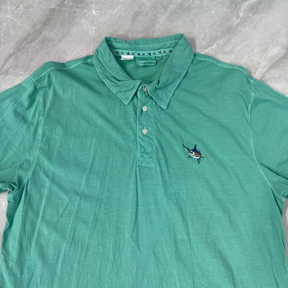 Men’s Guy Harvey Vintage Marine Polo Fish Logo Short Sleeve 100% Cotton Medium - Picture 2 of 16